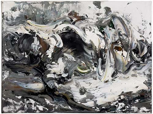 Maggi Hambling，Wave crashing, March，2009，版權屬于 Maggi Hambling