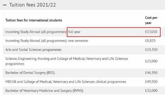 格拉斯哥大學(xué)國際本科生學(xué)費17,659英鎊每年