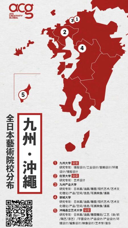 九州?沖縄地區(qū)的日本藝術(shù)類大學(xué)