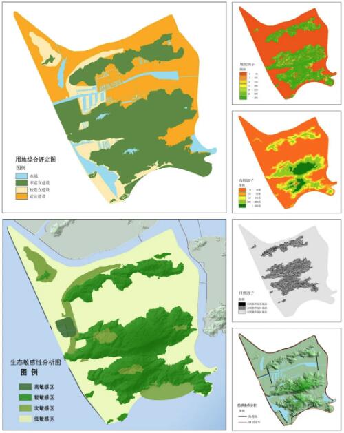 城市規(guī)劃用地評(píng)估作品集分析圖